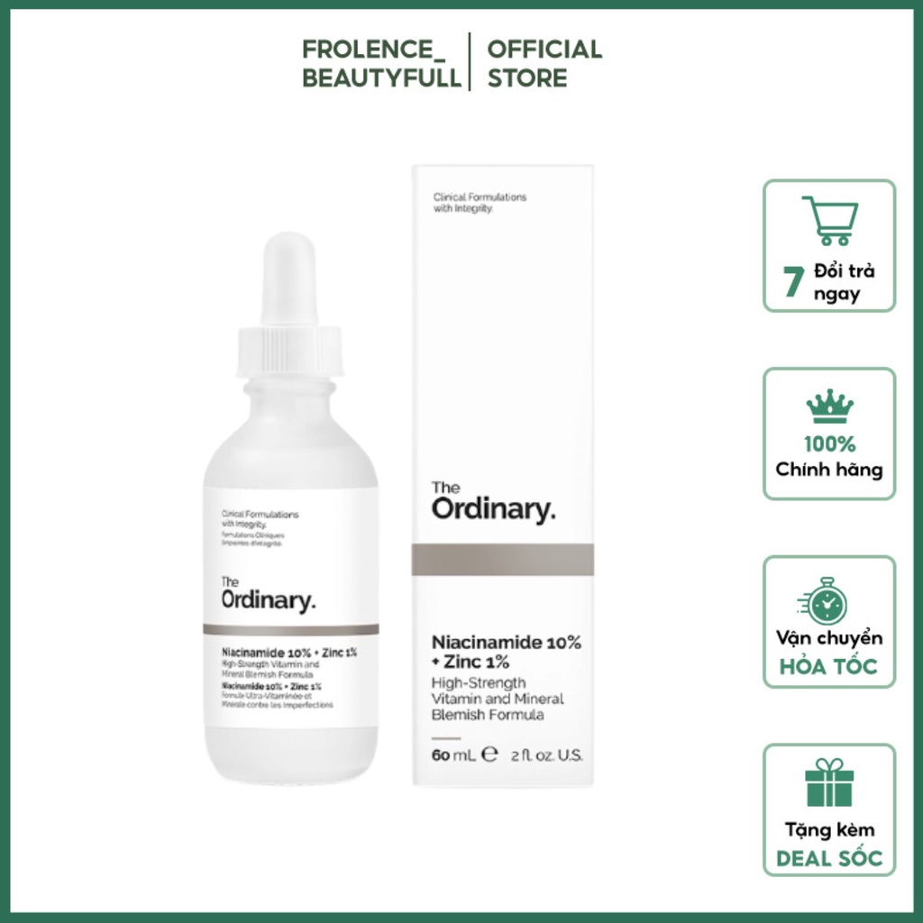 SERUM/ Serum dưỡng da THE ORDINARY NIACINAMIDE 10% + ZINC 1%