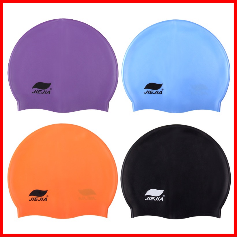 Mũ, Nón bơi người lớn chất liệu silicone cao cấp JIEJIA dùng được cho nam, nữ