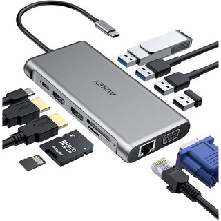 Bộ Chuyển Đổi Hub Usb 12 Trong 1 Với Ethernet Usb-C Cho Macbook Pro