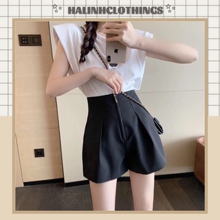 Quần Short Kéo Khoá Giữa, Cạp Cao M622