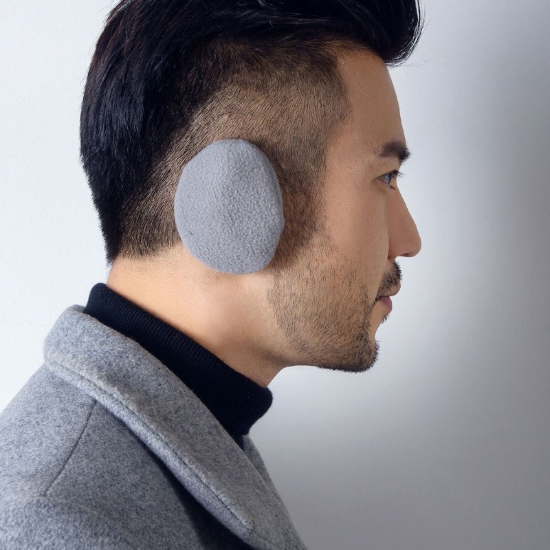 Wmmb Chụp Tai Giả Lông Cừu Dày Giữ Ấm Tai Không Dây Thời Tiết Mùa Đông Cho Nam