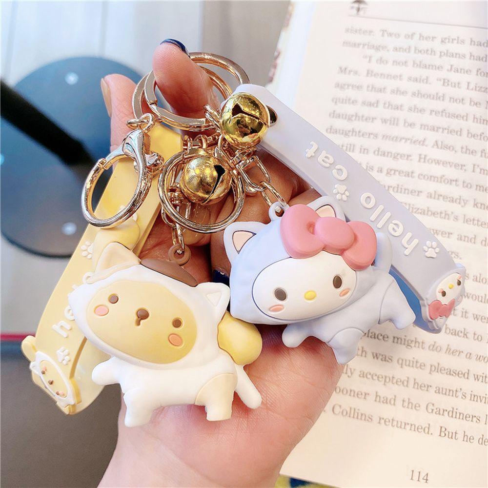 Móc Khóa Hình Thỏ Melody Hoạt Hình Kiểu Hàn Quốc Sáng Tạo REBUY1 Cho Nam / Nữ