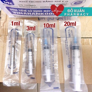 Kim tiêm,ống bơm, ống xy lanh 1ml-3ml-10ml-20ml/cc