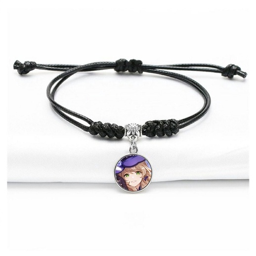 COMBO 4 món nhân vật LISA game GENSHIN IMPACT standee lomo dây chuyền vòng tay anime chibi