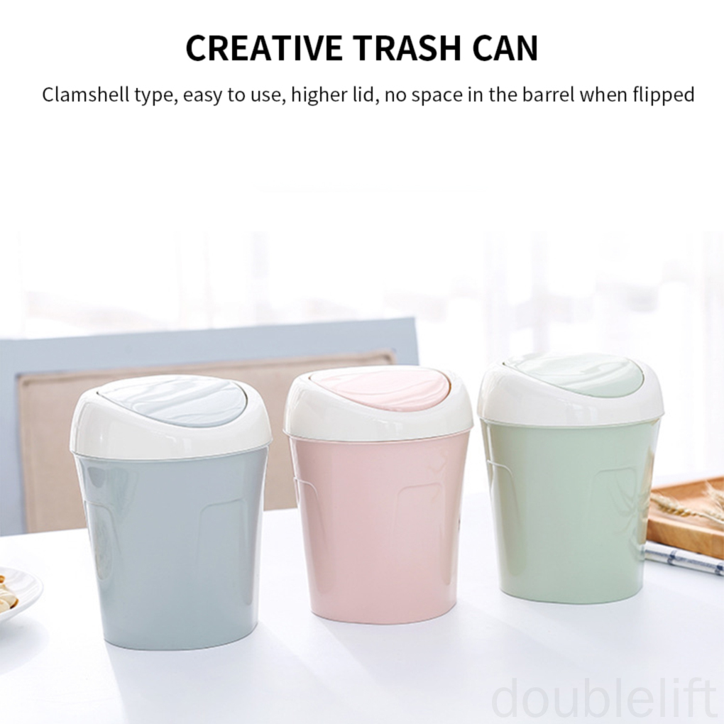 Thùng rác mini để bàn kiểu dáng đáng yêu tiện lợi