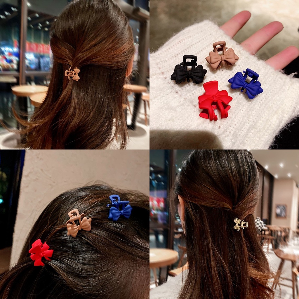 Kẹp Tóc Kiểu Nơ Sau Lưng Cỡ Nhỏ 2022 Thời Trang Dành Cho Nữ