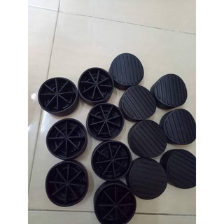 Combo Chân đế cao su thang nhôm rút
