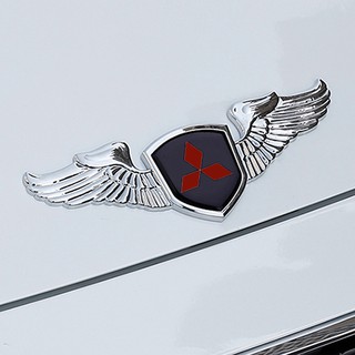 Logo cánh chim 3D cao cấp dán capo xe ô tô