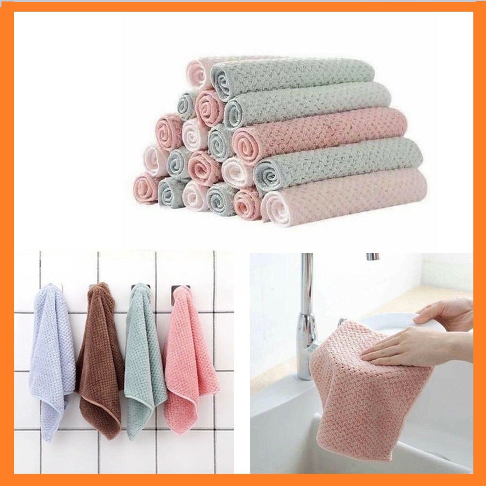 Khăn Lau Đa Năng - Khăn lau vệ sinh Nội Thất Xe Hơi - Chất Liệu Cotton 100% Mềm Mịn và siêu thấm hút