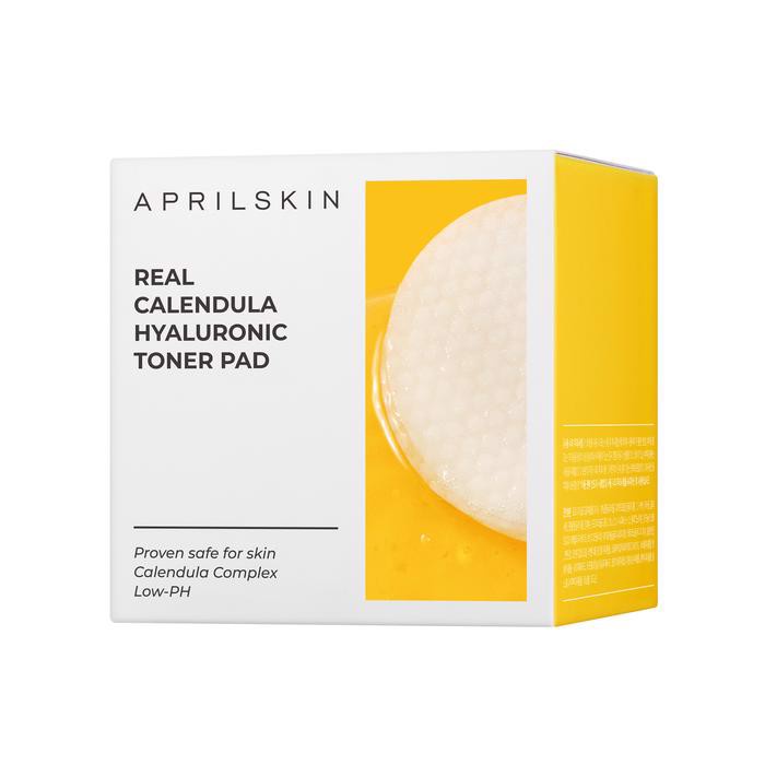 Toner dạng miếng Aprilskin Real Calendula Peeling Pad 120g/60 miếng