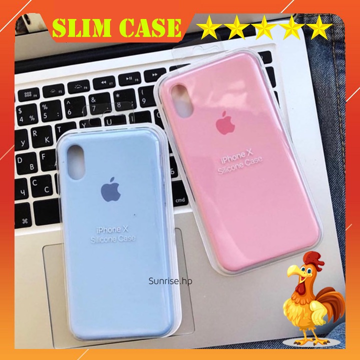 Ốp chống bẩn Iphone Xs Max màu Sky Blue tươi sáng