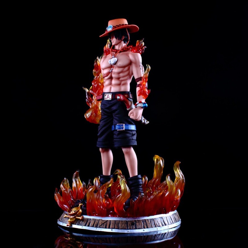 Mô Hình Ace Hỏa Quyền - Mô Hình Portgas D Ace Anh Trai Luffy One Piece Dạng Đứng Hàng Cao Cấp
