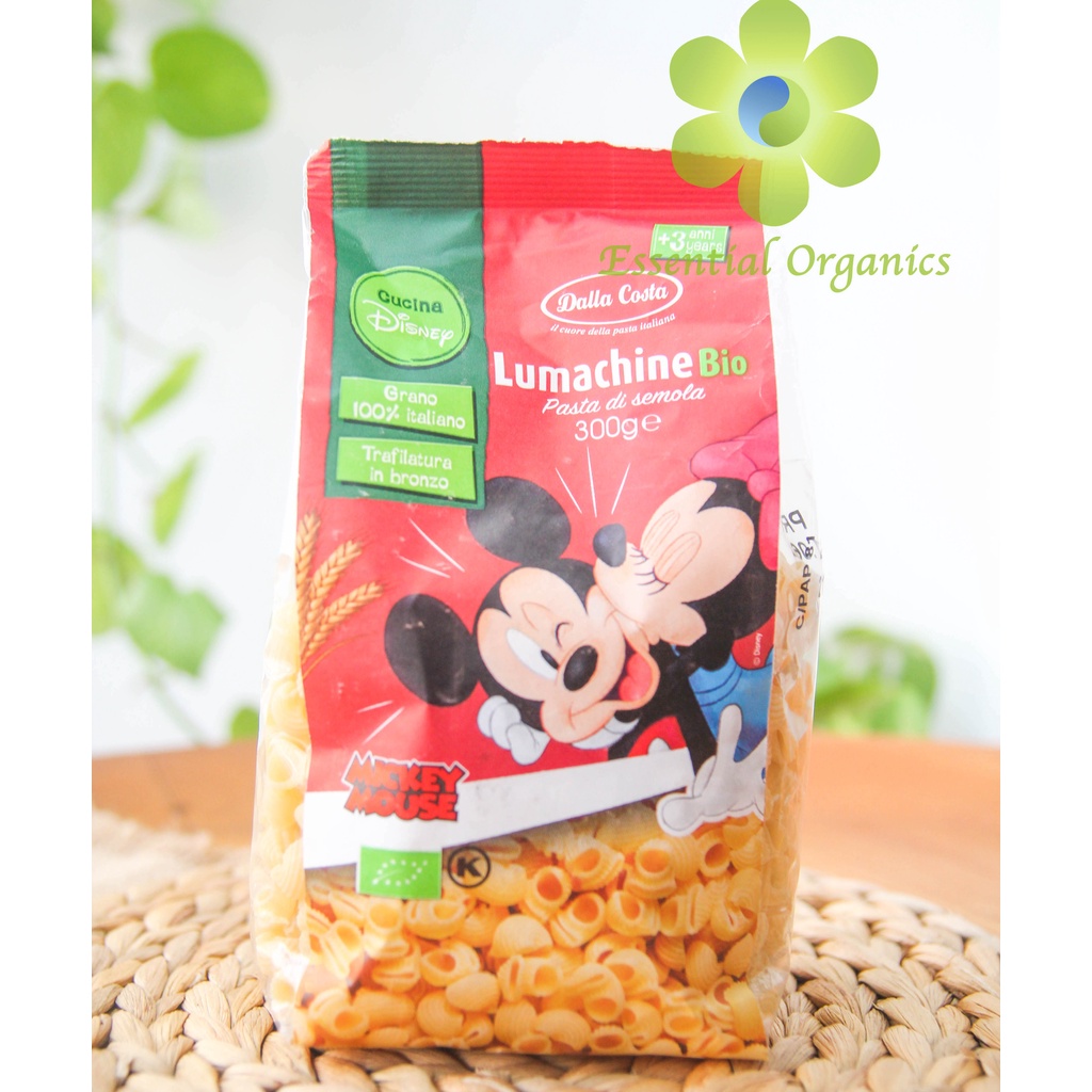 Nui Sò Hữu Cơ Cho Bé Ăn Dặm Dalla Costa Organic Disney LumaChine Bio 300gr - Ý