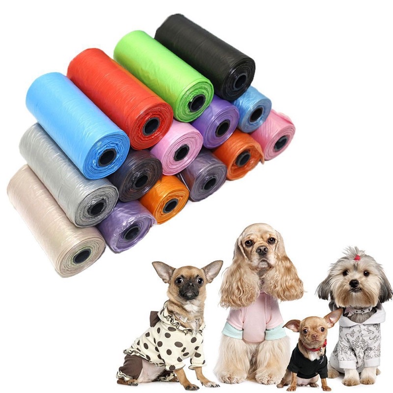 Cuộn túi nilong đựng phân Chó mèo size nhỏ