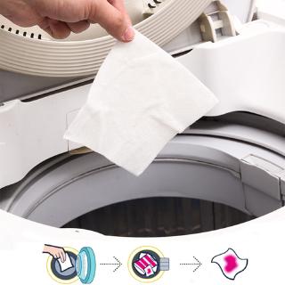 24 Chiếc Giấy Giặt Máy Giặt Nhuộm Vải Tấm Chống Hỗn Hợp