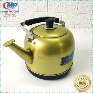 Bảo Hành 12Tháng Ấm siêu tốc siêu điện cao cấp NKMedia 5 lít Hàng chính hãng (mầu vàng)