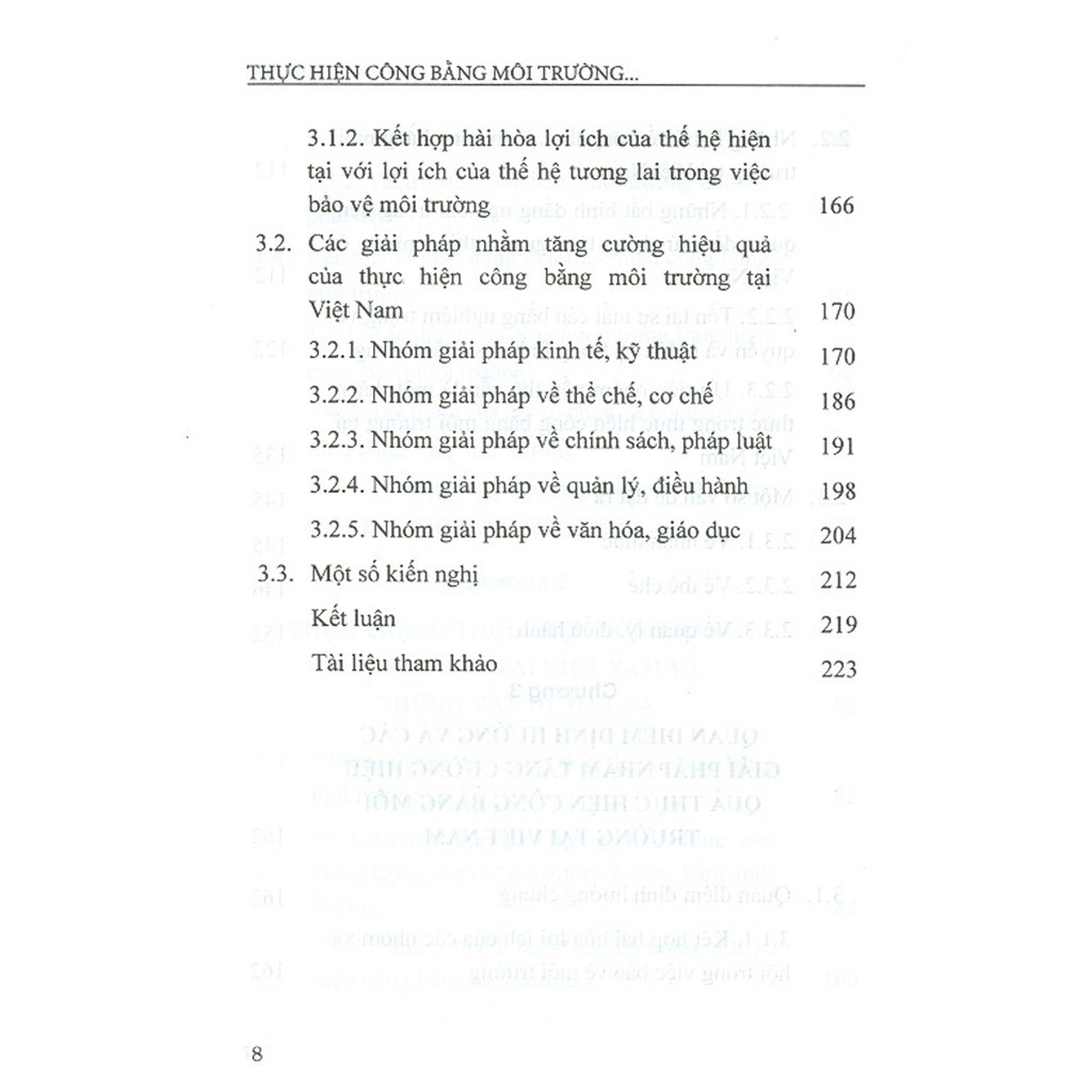 Sách - Thực Hiện Công Bằng Môi Trường Tại Việt Nam Hiện Nay - Một Số Vấn Đề Lý Luận Và Thực Tiễn (Sách Chuyên Khảo)