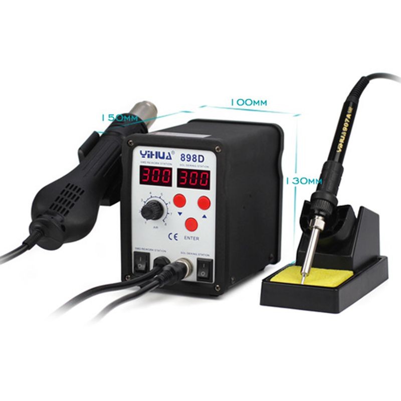 Máy hàn khò chỉnh nhiệt Yihua YH-898D 700W đa năng (bảo hành 1 tháng)