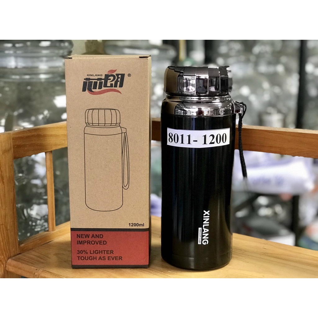 BÌNH GIỮ NHIỆT KIM CƯƠNG XINLANG 1200ML - 1500ML - INOX GIỮ NHIỆT TRÊN 8 TIẾNG