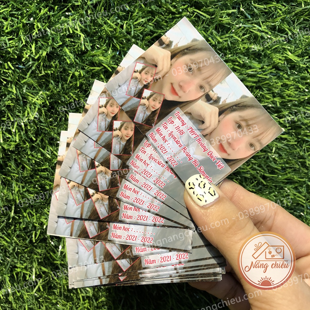 Set nhãn dán in hình và in thông tin bé theo yêu cầu - Đồ dùng học tập cho con tới trường