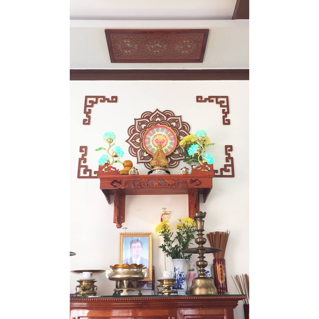 Bộ viền 4 góc trang trí bàn thờ_AL