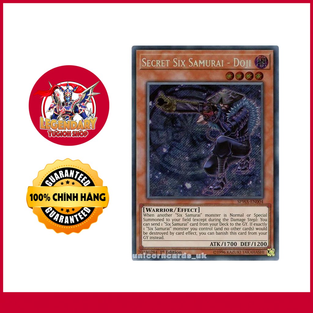 [Thẻ Bài Yugioh Chính Hãng] Secret Six Samurai - Doji