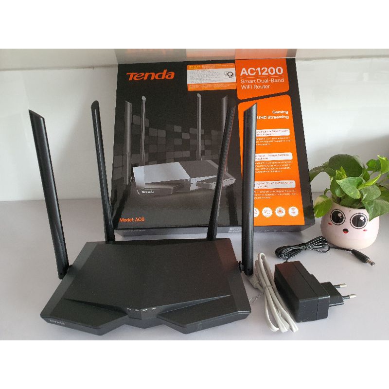 Tenda Thiết bị phát Wifi AC6 Chuẩn AC 1200Mbps - Hãng phân phối chính thức