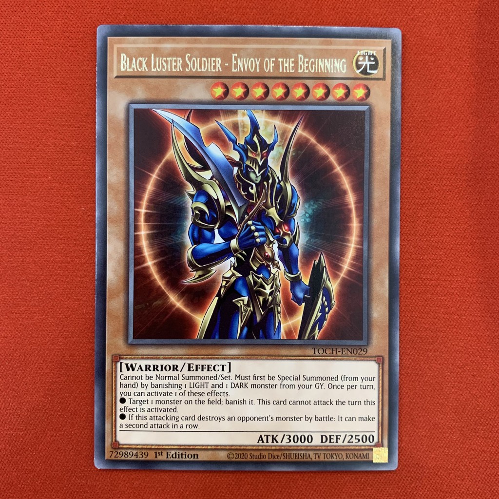 [EN-FR-JP][Thẻ Bài Yugioh Chính Hãng] Black Luster Soldier - Envoy Of The Beginning