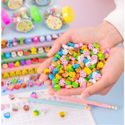 Tẩy hộp 50 món T115 gôm cute dễ thương