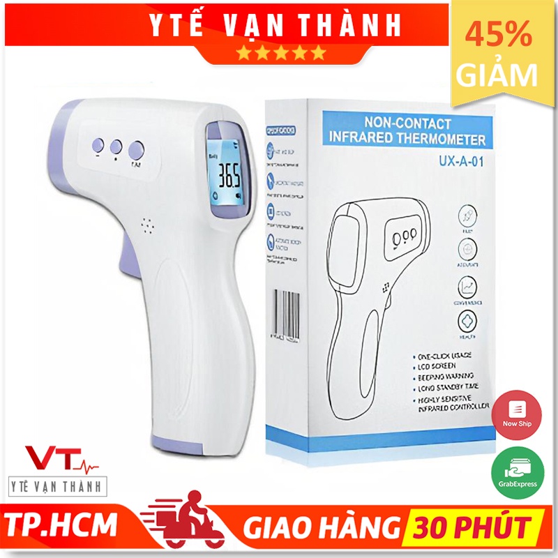 ✅ [CÓ BẢO HÀNH] Nhiệt Kế Hồng Ngoại Đo Trán- UX-A-03, màn hình màu, 2 chế độ đo VT0485