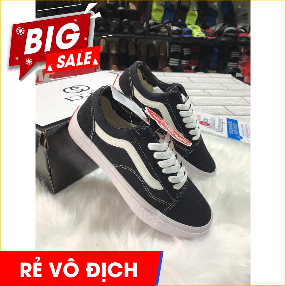 { Xả Kho } GIÀY THỂ THAO VAN OLD SCHOLL MÀU ĐEN Cao Cấp | BigBuy360 - bigbuy360.vn