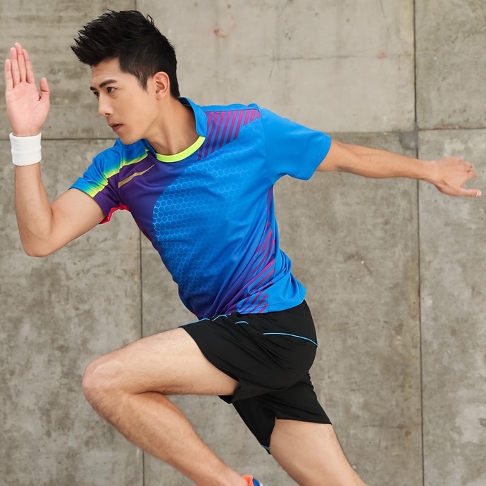 Áo Thun Thể Thao Tay Ngắn Thoáng Khí Mau Khô Thời Trang Mùa Hè Cho Nam Và Nữ