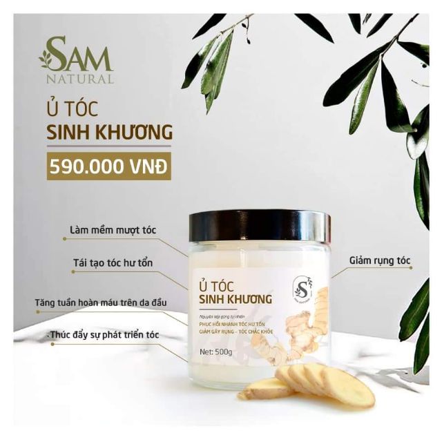 Ủ TÓC SINH KHƯƠNG SAMNATURAL