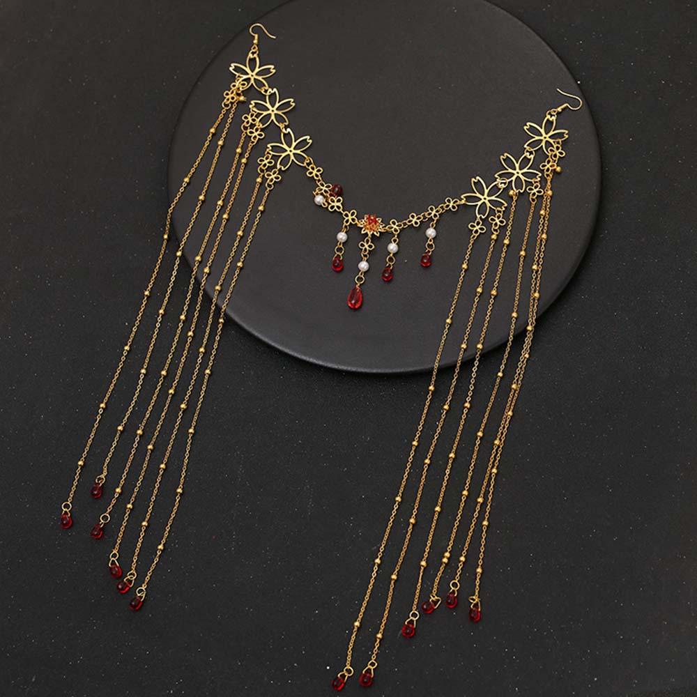 Kẹp Tóc Tua Rua Phong Cách Retro Thời Trang|Phụ Kiện Trang Trí Tóc Cô Dâu Phong Cách Hanfu