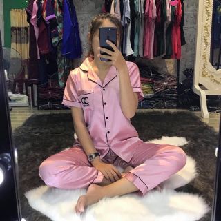 Bộ lụa satin cao cấp | chất mát dày dặn ko nhăn siêu sang|