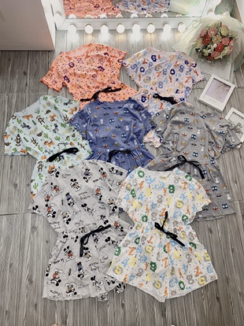 Set bộ quần ống rộng giả váy hình thú chất porip siêu xịn- freesize dưới 55kg- Carotshop | BigBuy360 - bigbuy360.vn