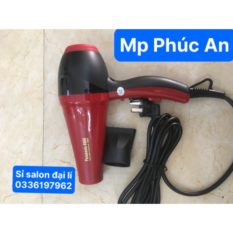 Máy sáy tóc  6668 màu đỏ 2300w chuyên salon siêu khoẻ