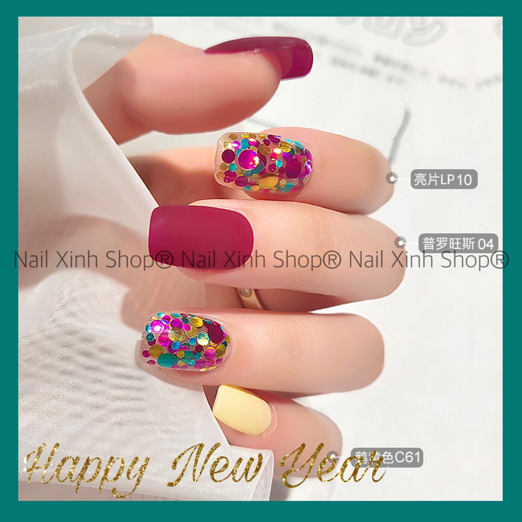 [ RẺ VÔ ĐỊCH] Kim tuyến đắp móng / ẩn gel trang trí nail siêu đẹp - hot nail