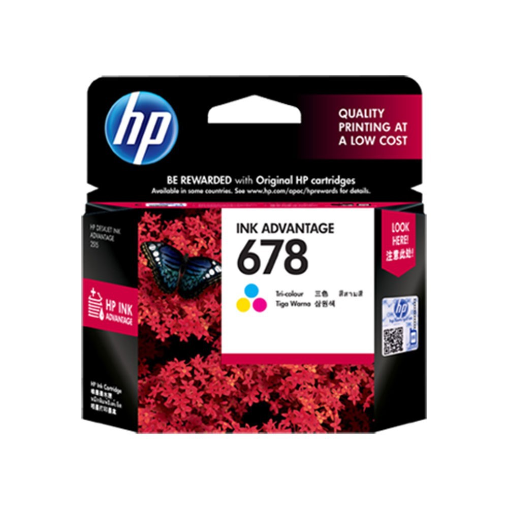 Mực in HP 678 Tri-color Ink Cartridge_CZ108AA - Hàng Chính Hãng