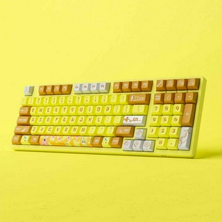 Tặng kèm bàn di trị giá 399k - Bàn phím AKKO 3098S SpongeBob (RGB / PBT Dye-subbed / JDA profile / AKKO CS switch)