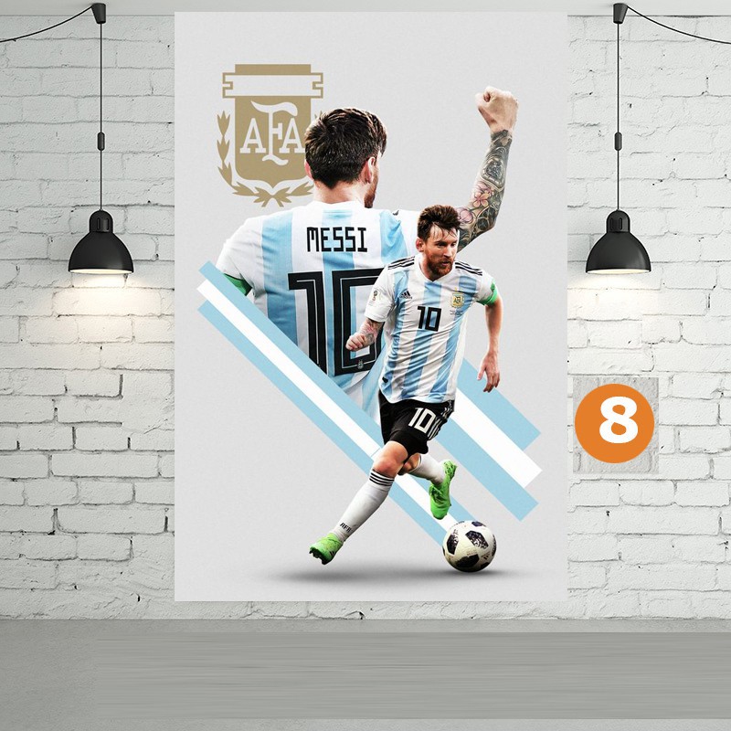 Decal dán tường Messi