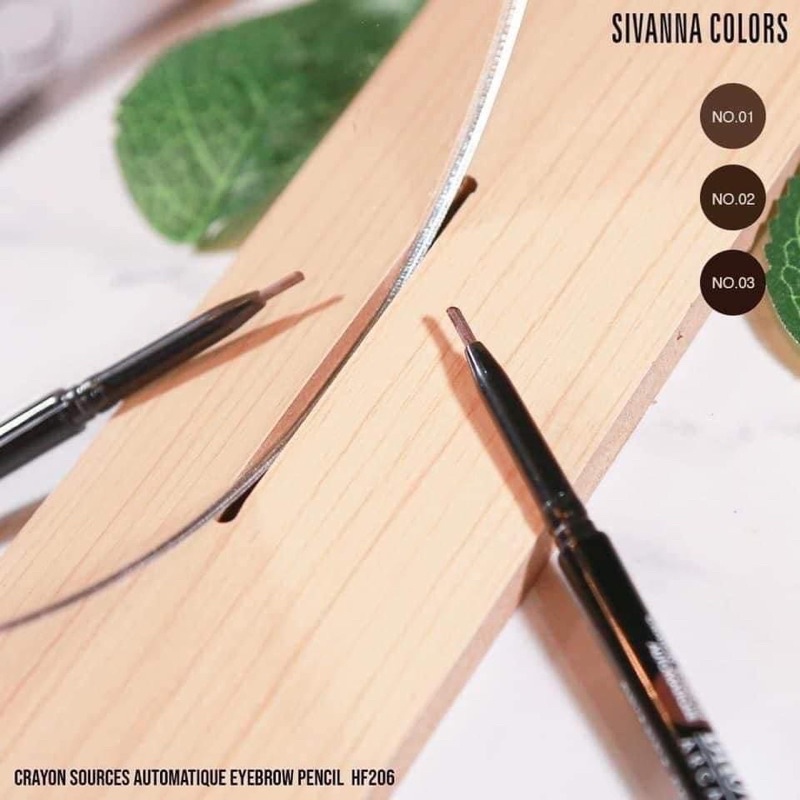 Chì kẻ mày Sivanna đầu mảnh dễ dàng phẩy sợi bền màu lâu trôi HF206
