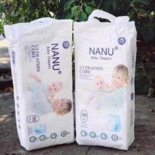 Bỉm nanu 100 miếng size m l xl