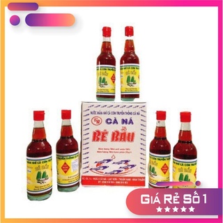 Thùng 6c nước mắm nhỉ cá cơm Bé Bầu loại 500ml thượng hạng