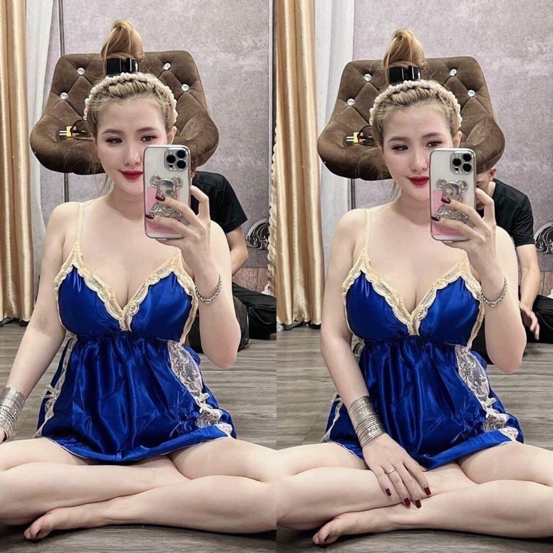 [Có size 80kg]Bộ ngủ sexy quyến rũ có mút ngực mã 5 | BigBuy360 - bigbuy360.vn