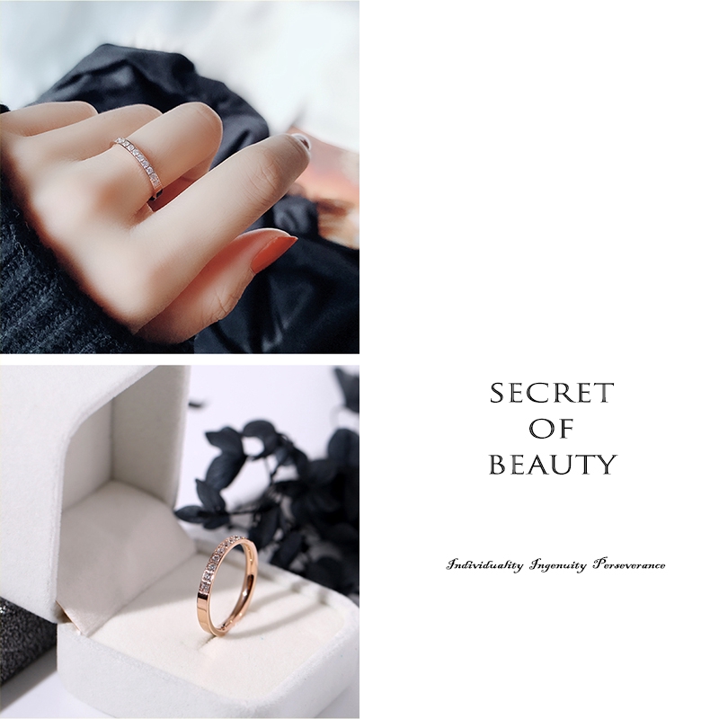 Nhẫn bạc 925 nữ đính đá đẹp đơn giản Duyson Silver