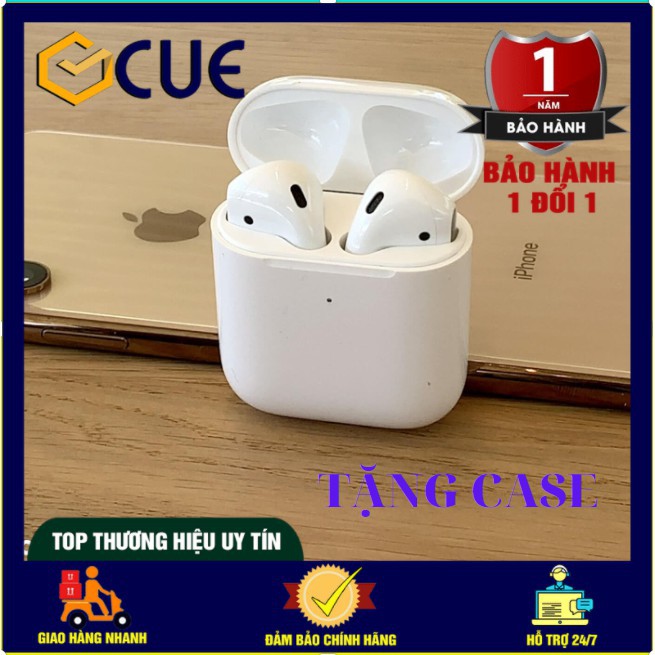 [AIRPODS 2] Tai Nghe Bluetooth Bản Mới Full Chức Năng Đổi Tên ✔Định Vị ✔Sạc Không Dây - Bảo Hành 12 Tháng | BigBuy360 - bigbuy360.vn