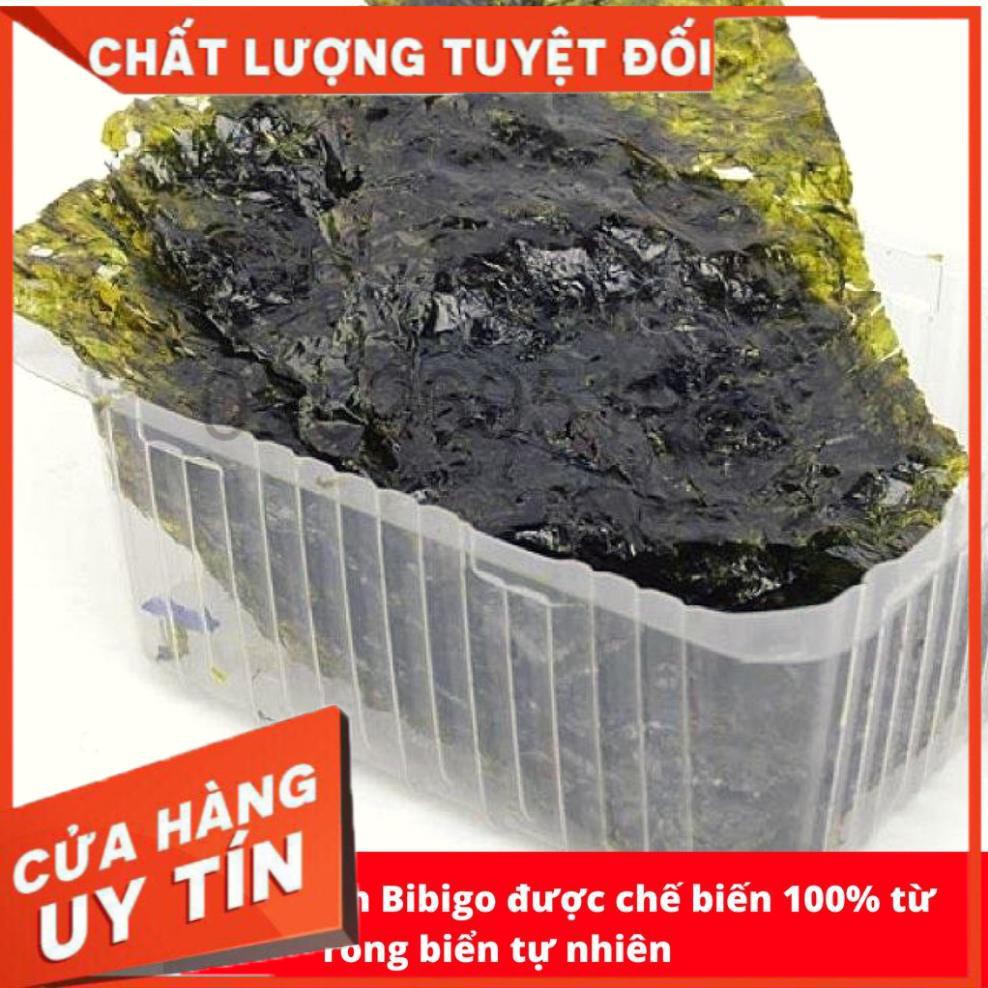 ( LỐC 3 GÓI ) RONG BIỂN ĂN LIỀN VỊ BBQ BIBIGO GÓI 5G