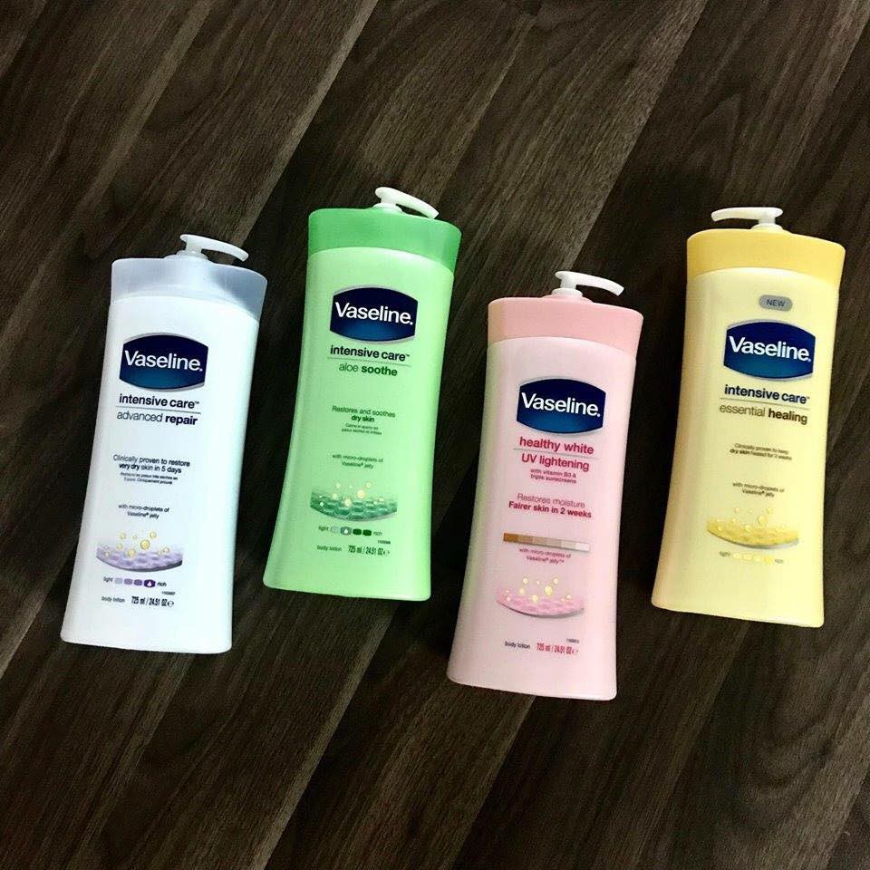 (combo) Sữa dưỡng thể làm trắng da vaseline 10x - 30x -50x lotion body | BigBuy360 - bigbuy360.vn