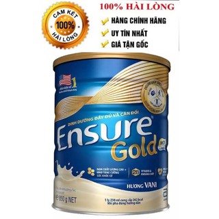 {Flash Sale} Sữa Ensure Gold Vani 850g - Chính Hãng Date mới nhất